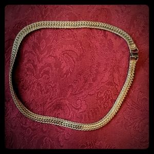 Napier Silver Braided Choker